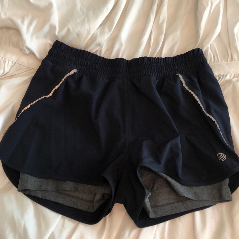 MPG athletic shorts with spandex